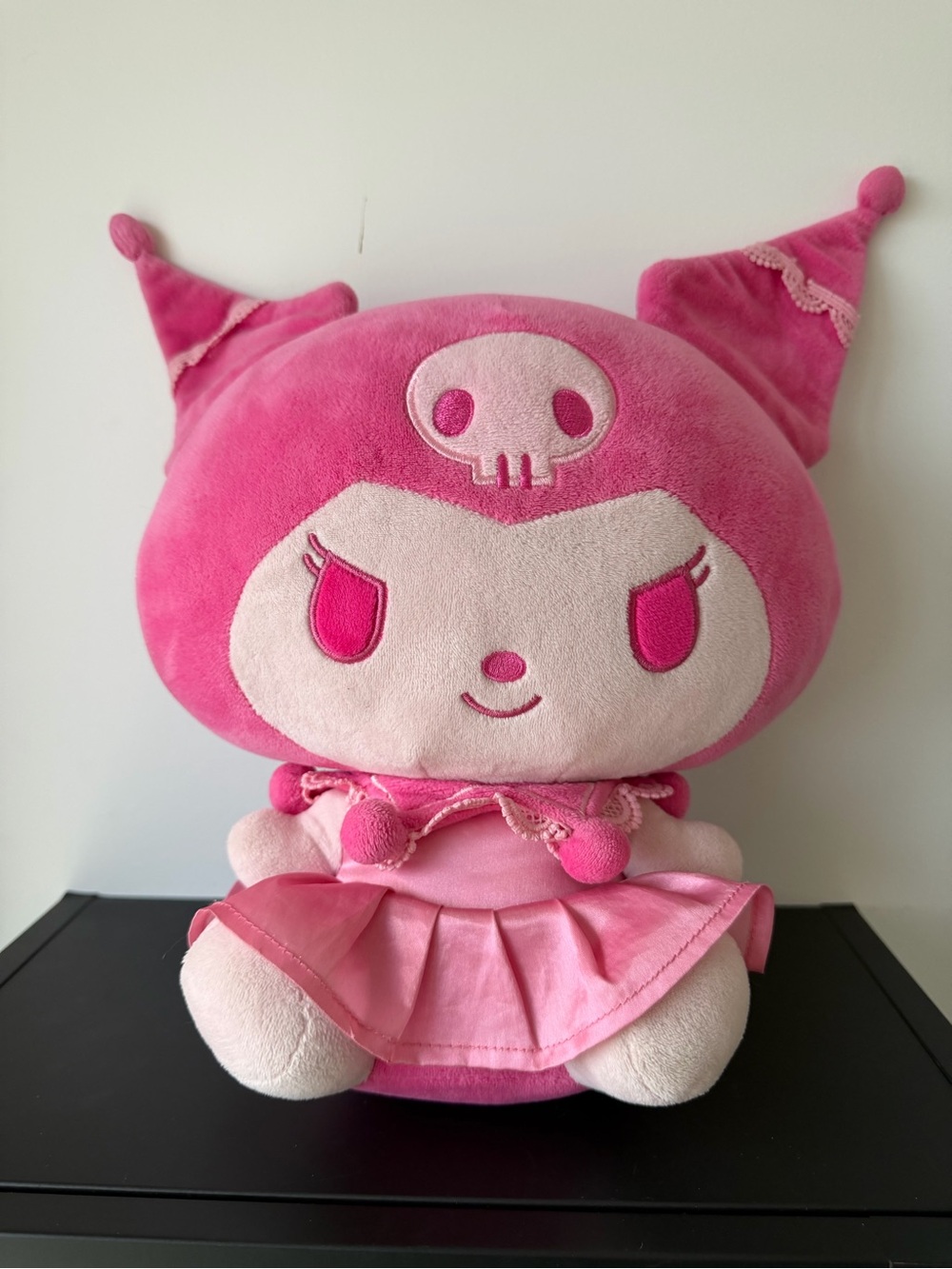 Sanrio Hello Kitty and Friends Pink Monochrome Kuromi Plush